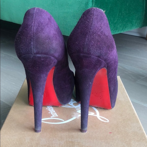 Christian Louboutin Vendome 120 Veau Velours - Picture 3 of 10